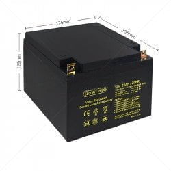 GUNMANSA Securi-Prod Battery 12V 25Ah SLA Part No: BA06-2