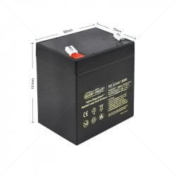 GUNMANSA Securi-Prod Battery 12V 4.5Ah SLA Part No: BA12-2