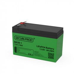 GUNMANSA Securi-Prod Battery 12V 7Ah Lithium LiFePO4 Part No: BA50-1