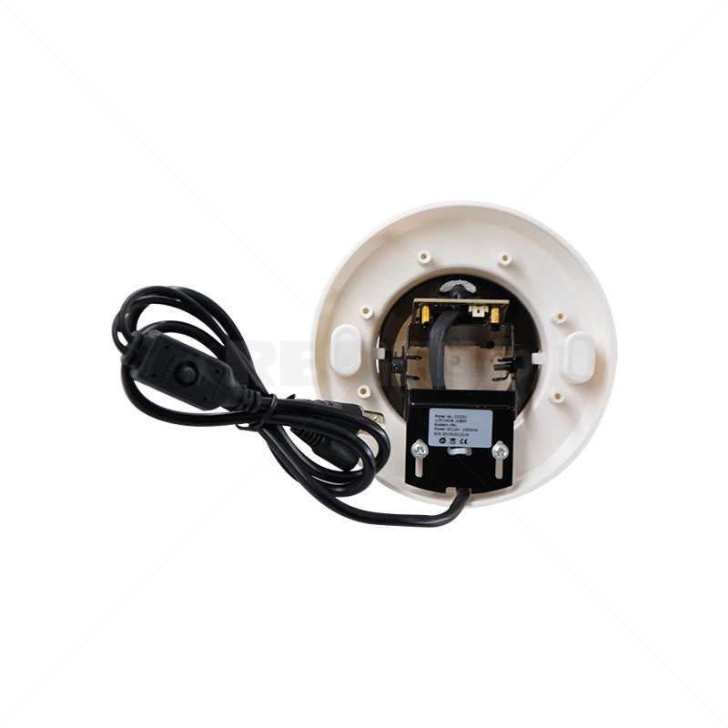 GUNMANSA Securi-Prod Camera 1080P 4-in-1 3.7mm Lens in Smoke Detector Housing