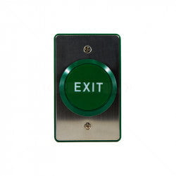 GUNMANSA Securi-Prod Push Button Exit Surface Mount N/O and N/C Green