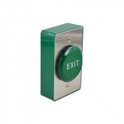 GUNMANSA Securi-Prod Push Button Exit Surface Mount N/O and N/C Green Part No: SW170