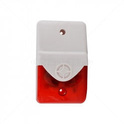 GUNMANSA Securi-Prod Siren and Strobe Combination Red