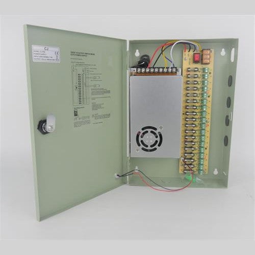 GUNMANSA Securnix 12VDC 20Amp 18 Channel CCTV power supplies Box