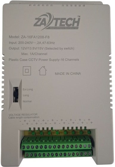 GUNMANSA Securnix 16 Channel CCTV Power Supply Unity