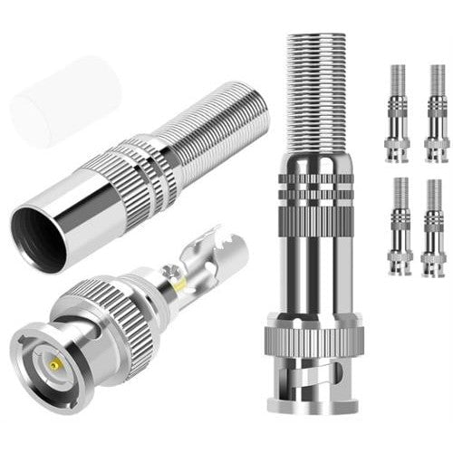 GUNMANSA Securnix RG59 4 Pack Screw Spring BNC Connectors