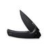 GUNMANSA Sencut Serene BLK Aluminium Handle BLK Stonewash D2 Knife – S1022B-1