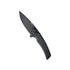 GUNMANSA Sencut Serene BLK Aluminium Handle BLK Stonewash D2 Knife – S1022B-1