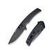 GUNMANSA Sencut Serene BLK Aluminium Handle BLK Stonewash D2 Knife – S1022B-1