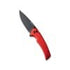 GUNMANSA SENCUT SERENE RED ALUMINIUM HANDLE BLK STONEWASH D2 Knife – S1022B-2