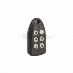 GUNMANSA Sherlo 6 Button Glow-in-Dark Keyring Remote Code Hopping 433MHz Part No: SW84