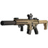 GUNMANSA Sig Sauer MCX FDE Gas Rifle (Semi Auto|Blowback|CO2|30|700 FPS|15J|4.5mm) W/Red Dot