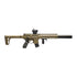 GUNMANSA Sig Sauer MCX FDE Gas Rifle (Semi Auto|Blowback|CO2|30|700 FPS|15J|4.5mm) W/Red Dot