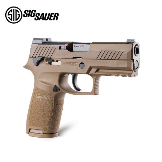 GUNMANSA Sig Sauer P320 FDE Gas Gun Combo (Semi Auto|Blowback|CO2|30|450 FPS|3.3J|4.5mm BB)