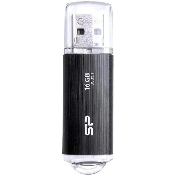GUNMANSA Silicon Power Blaze 16GB Type-A 3.2 Black USB Flash Drive
