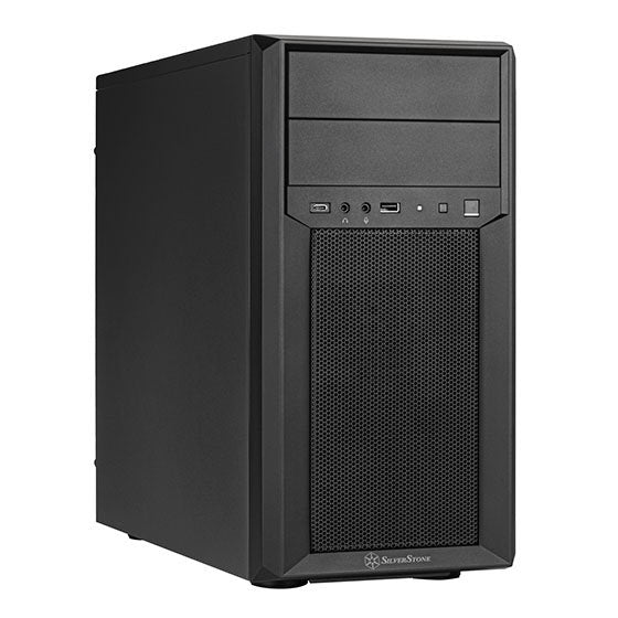 GUNMANSA SilverStone FARA 313 Compact SST-FA313-B-C Micro-ATX Tower Chassis with Tremendous Storage Drive Compatibility