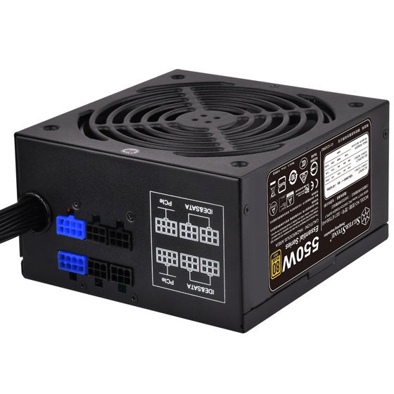 GUNMANSA SilverStone SST-ET550-HG 550 Watt Semi-Modular 80 Plus Gold ATX Computer Power Supply