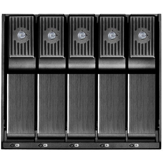 GUNMANSA SilverStone SST-FS305-12G-X Three 5.25" device bay to five 3.5" SAS-12G / SATA-6Gbit/s trayless hot-swap cage