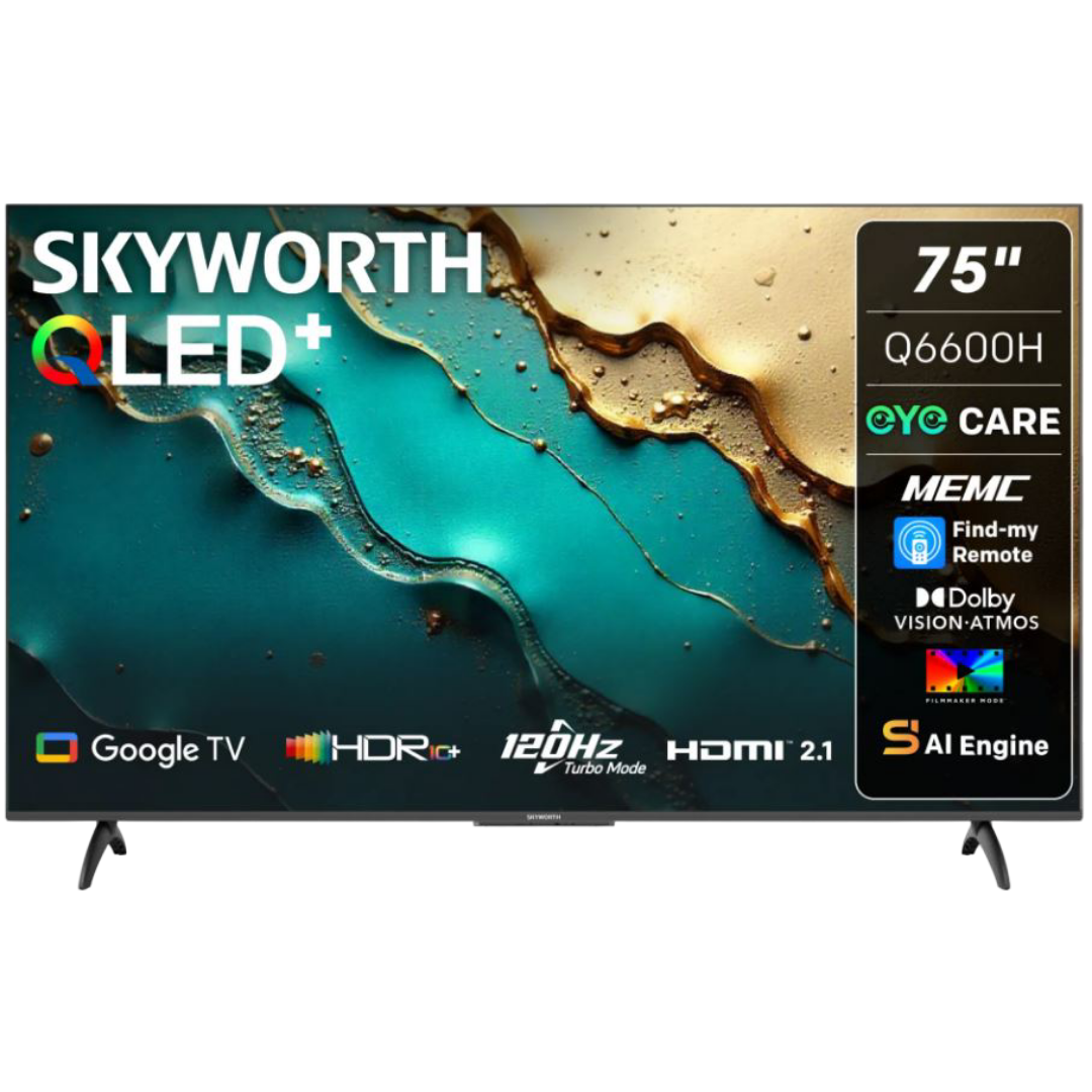 GUNMANSA Skyworth 75-Inch Q6600H 4K UHD QLED Google TV