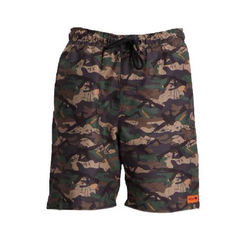 GUNMANSA Sniper Full Auto Men's 3/4 Swim Shorts