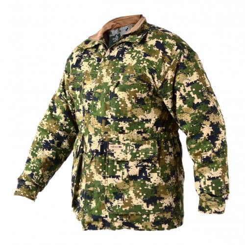 GUNMANSA SNIPER MENS PADDED PARKA JACKET - PIXELATE