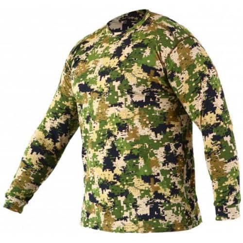 GUNMANSA Sniper Mens T-shirt Long Sleeved - Pixelate - XL