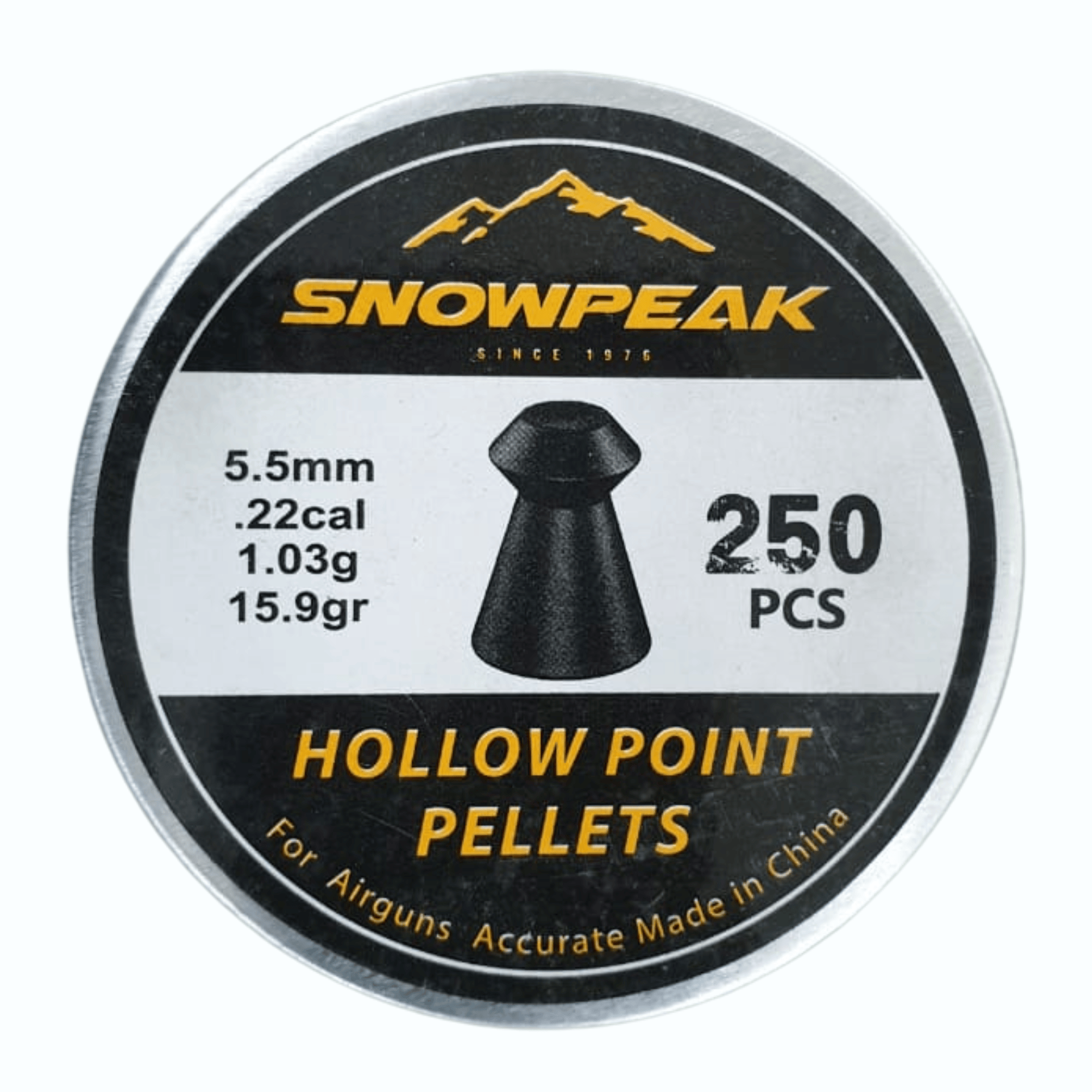 GUNMANSA Snowpeak Hollow Point 5.5mm Pellets