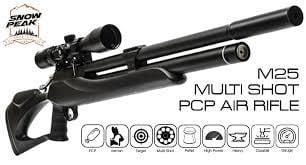 GUNMANSA Snowpeak M25 PCP Rifle (Bolt Action|10|900 FPS|57J|123cm|4.0kg|5.5mm)