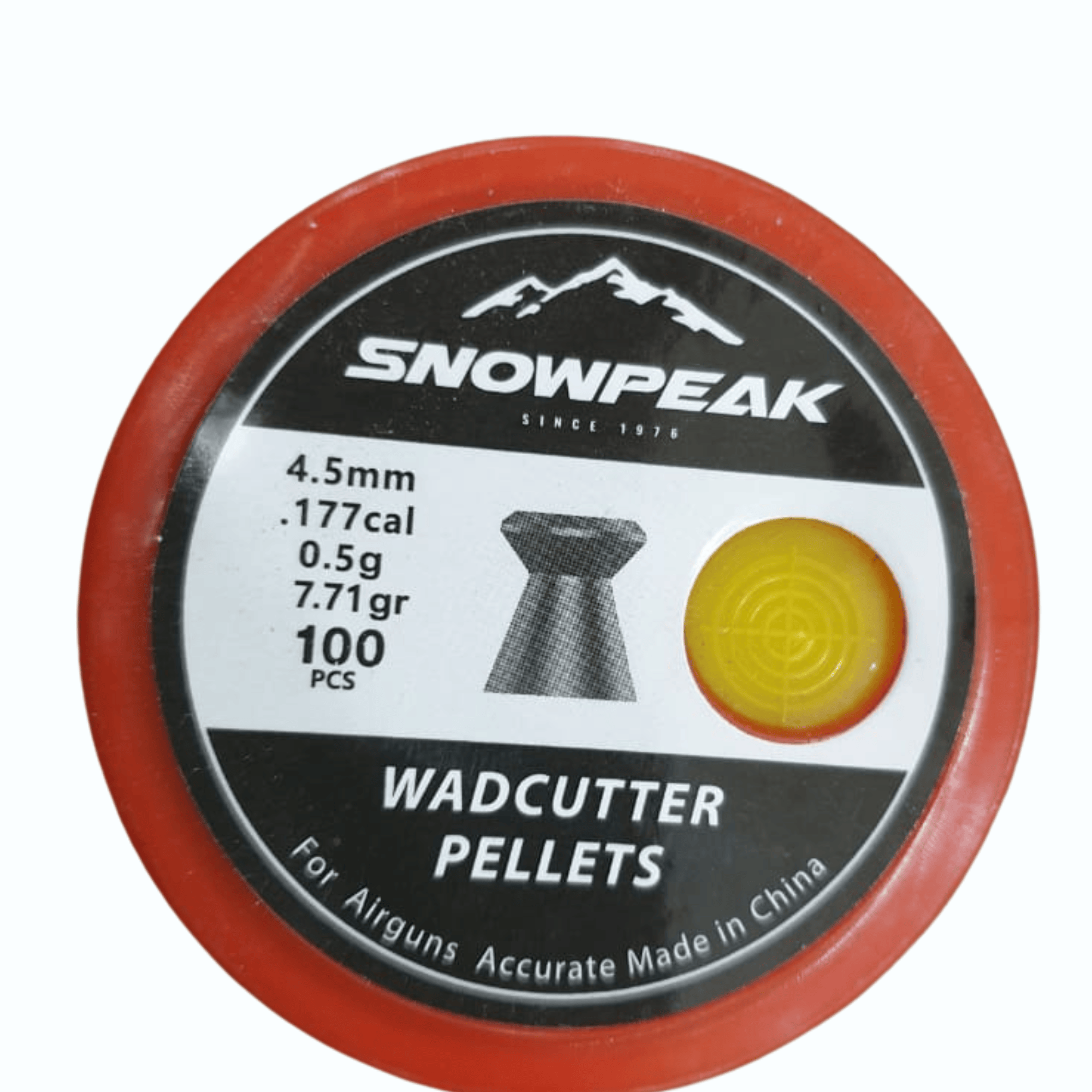 GUNMANSA Snowpeak Wadcutter 4.5mm Pellets 100pcs