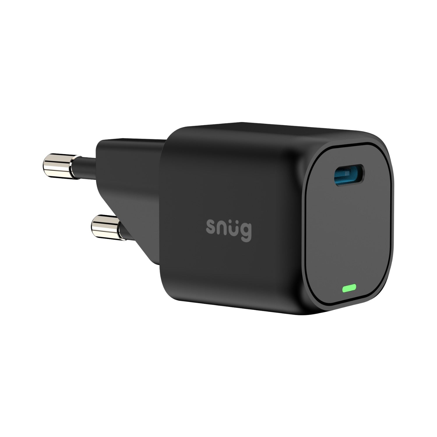 GUNMANSA Snug 1 Port Mini PD Home Charger - 25W - Black