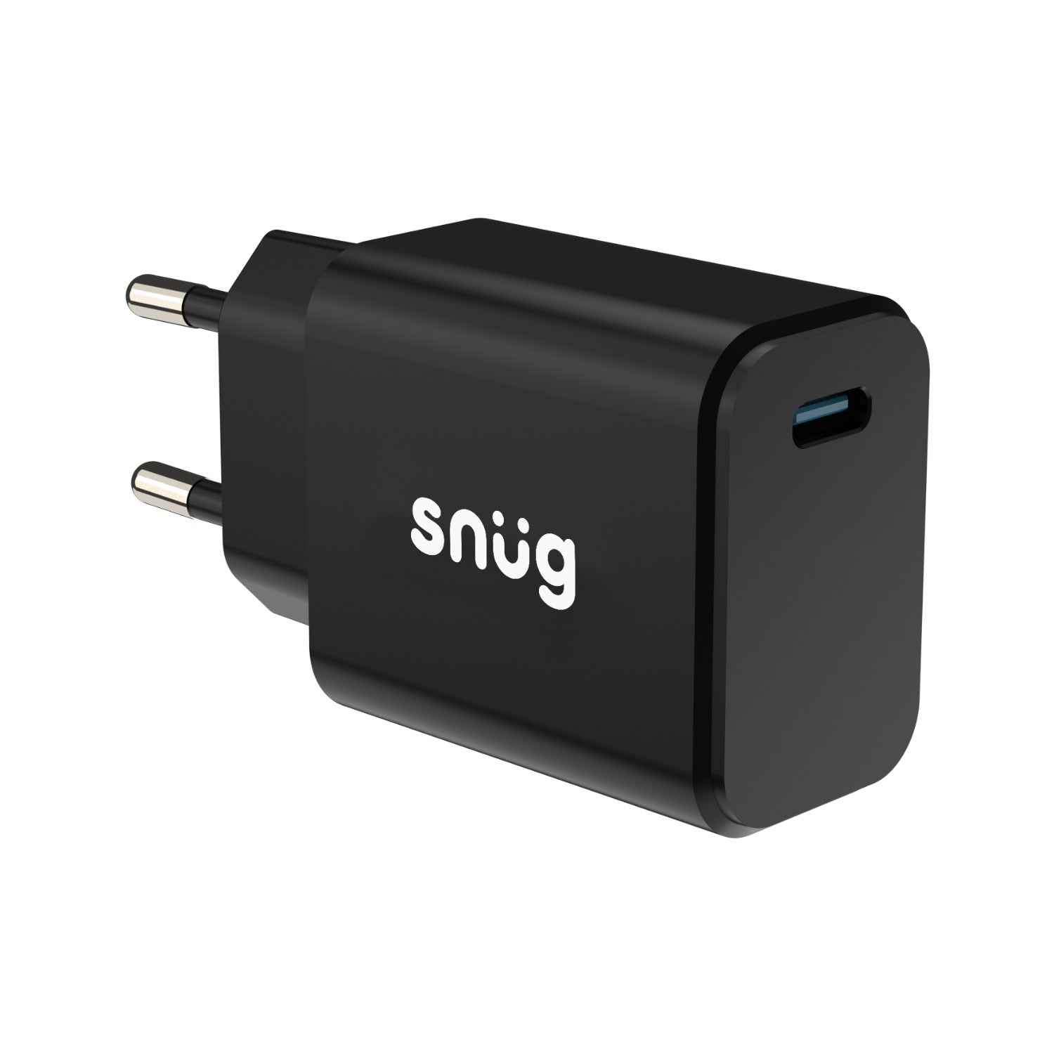 GUNMANSA Snug 1 Port Mini PD Home Charger - 25W - Black