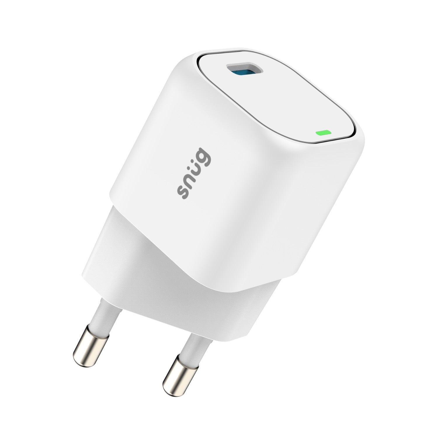 GUNMANSA Snug 1 Port Mini PD Home Charger - 25W - White