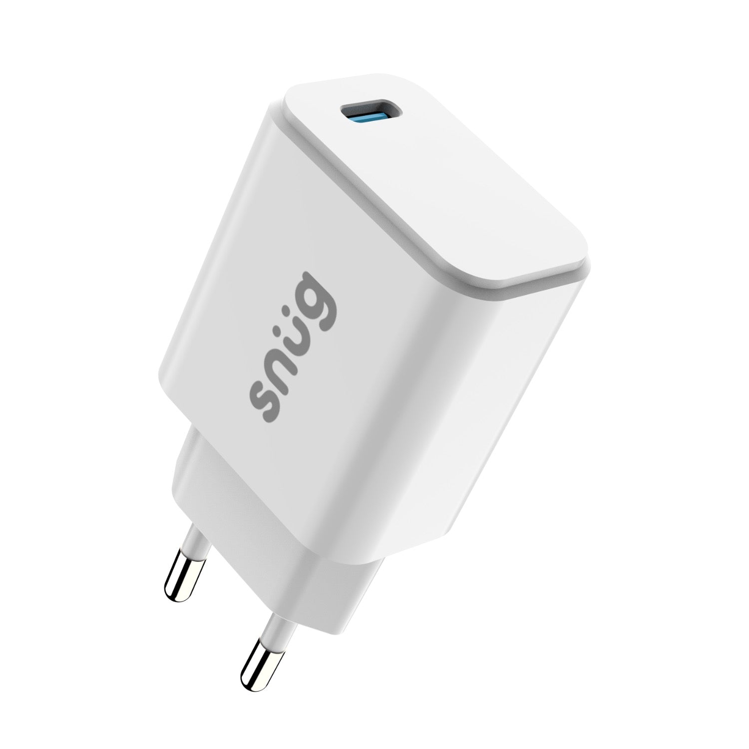 GUNMANSA Snug 1 Port Mini PD Home Charger - 25W - White
