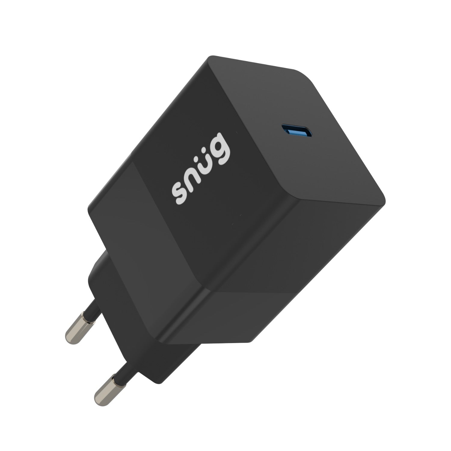 GUNMANSA Snug 1 Port PD Home Charger With Cable - 45W - Black