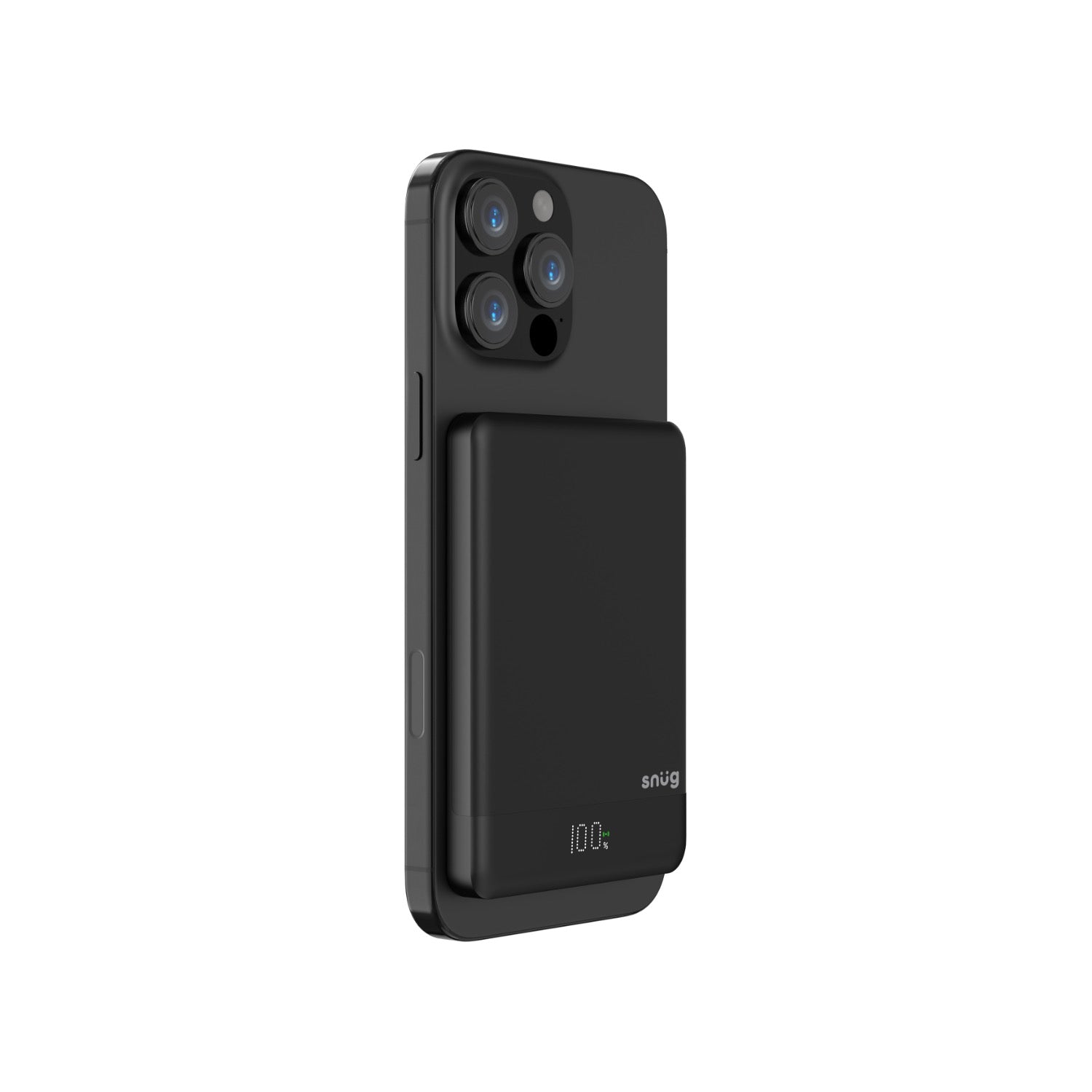 GUNMANSA Snug Magnetic Powerbank - 5000mAh - Black