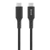 GUNMANSA Snug Type-C To Type-C Magnetic Braided Cable 60W -  1.2 Metre - Black