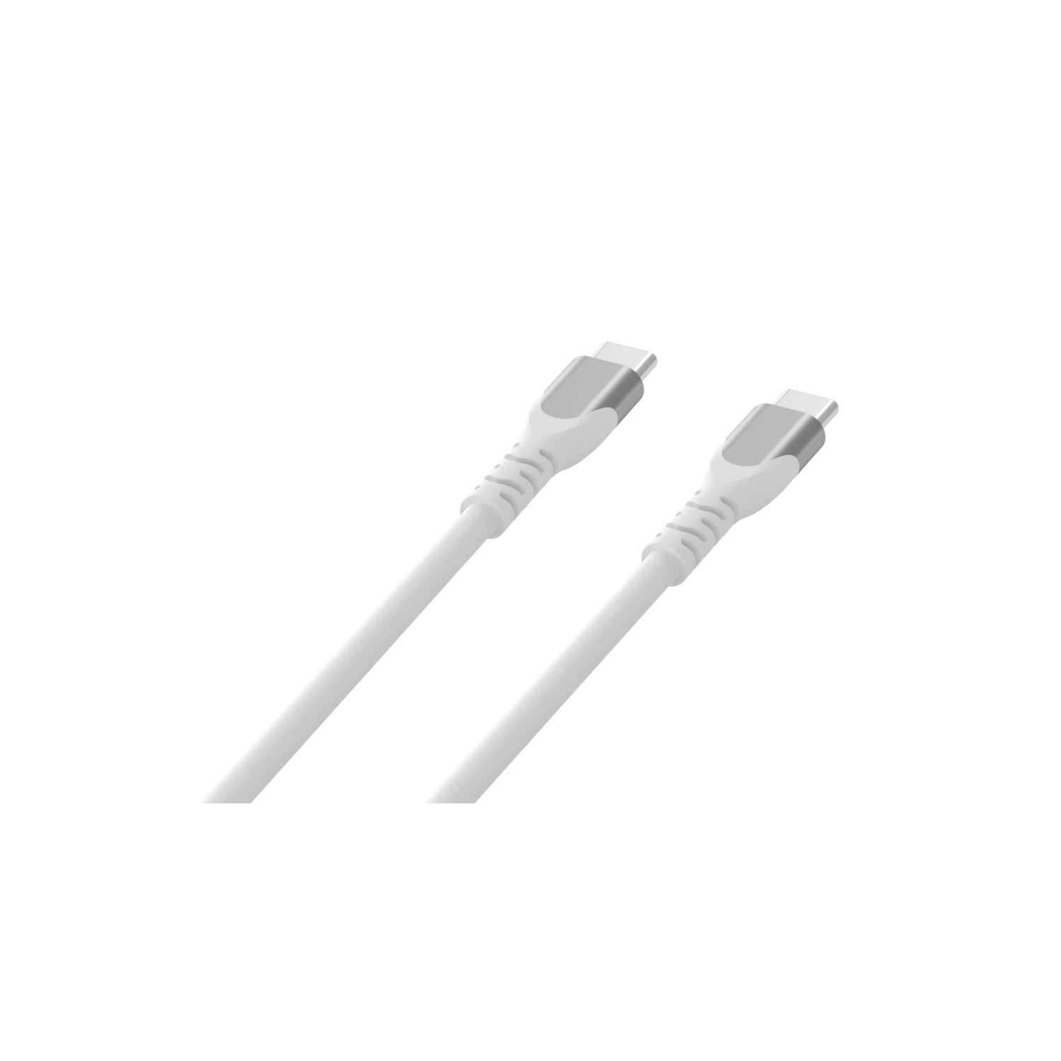 GUNMANSA Snug Type-C To Type-C Silicone Cable - 1.2 Meter - White