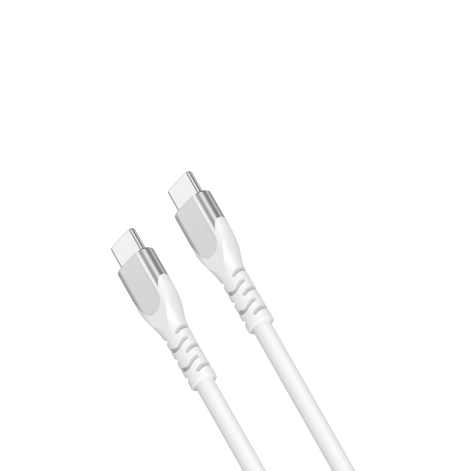 GUNMANSA Snug Type-C To Type-C Silicone Cable - 1.2 Meter - White