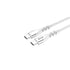 GUNMANSA Snug Type-C To Type-C Silicone Cable - 1.2 Meter - White