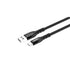 GUNMANSA Snug USB To Type-C Silicone Cable - 1.2 Meter - Black