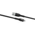 GUNMANSA Snug USB To Type-C Silicone Cable - 1.2 Meter - Black