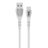 GUNMANSA Snug USB To Type-C Silicone Cable - 1.2 Meter - White