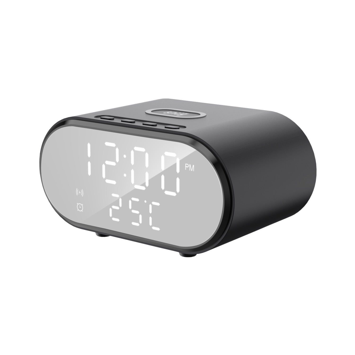 GUNMANSA Snug Wireless Charger With Clock 15W - Black