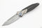 GUNMANSA SOCOM Bravo Mini TE Titanium Handle Bead Blast Standard Blue Ti Pivot Collar Carbon Fiber Knife 261M-7CFTI