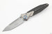 GUNMANSA SOCOM Bravo Mini TE Titanium Handle Bead Blast Standard Blue Ti Pivot Collar Carbon Fiber Knife 261M-7CFTI