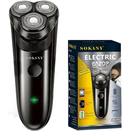 GUNMANSA Sokany 3 Head Electric Razer With Trimmer