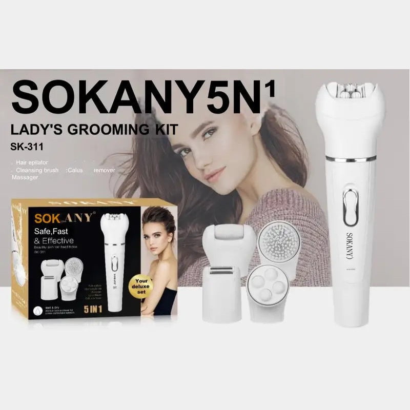 GUNMANSA Sokany 5 In 1 Lady's Grooming Kit