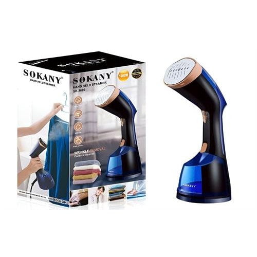 GUNMANSA Sokany Black And Blue Handheld Garment Steamer