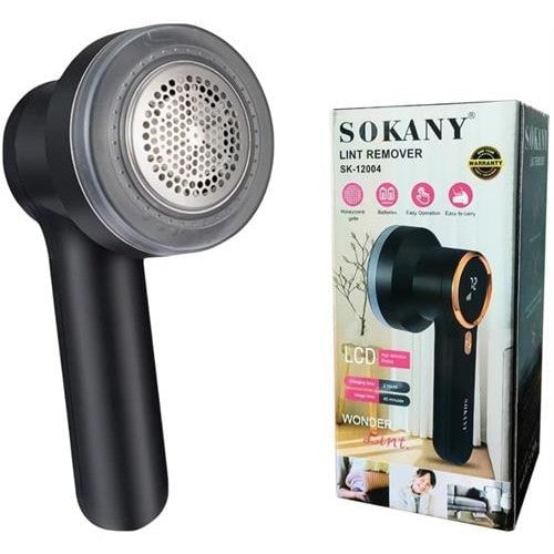 GUNMANSA Sokany Black Lint Remover Rechargeable With LCD