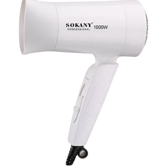 GUNMANSA Sokany Foldable Mini Hair Dryer White